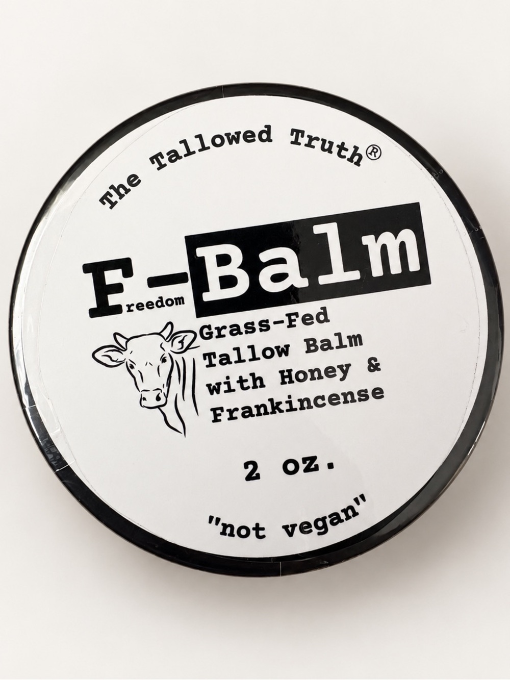 The Tallowed Truth F-Balm – Premium Tallow Balm, 2 oz (60 mL) New